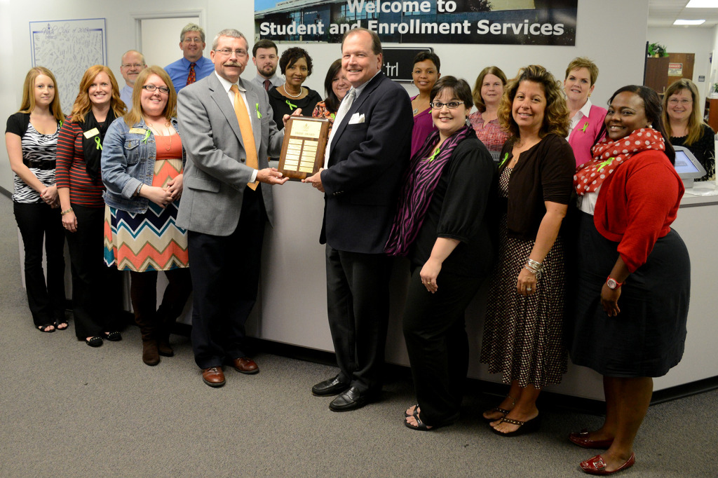 NCC Student and Enrollment Services employees received the 2014 Pride Award.