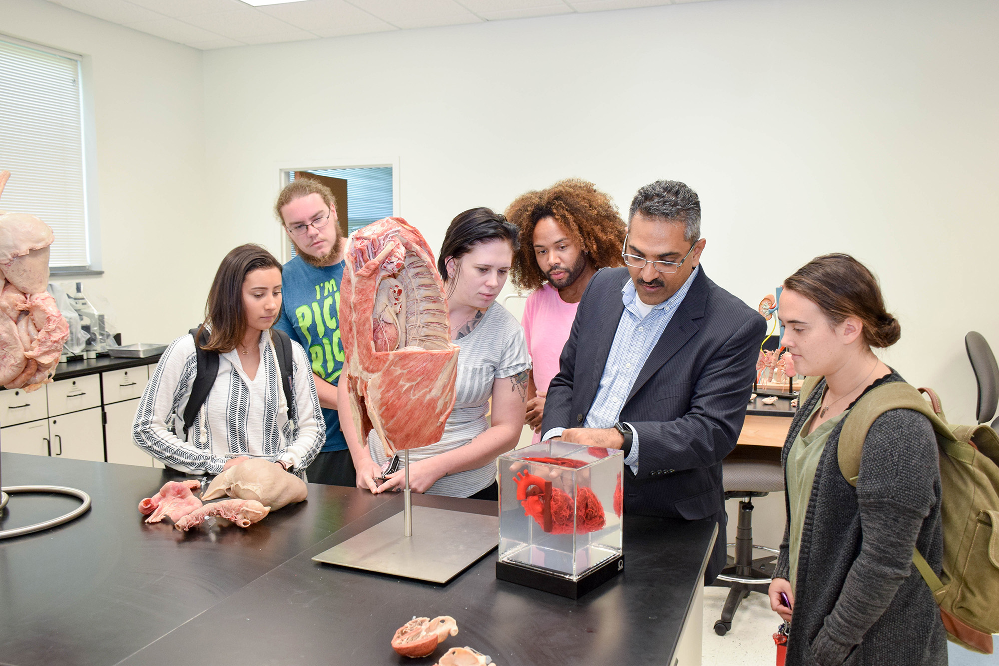 NCC Students Examine Human Cadavers